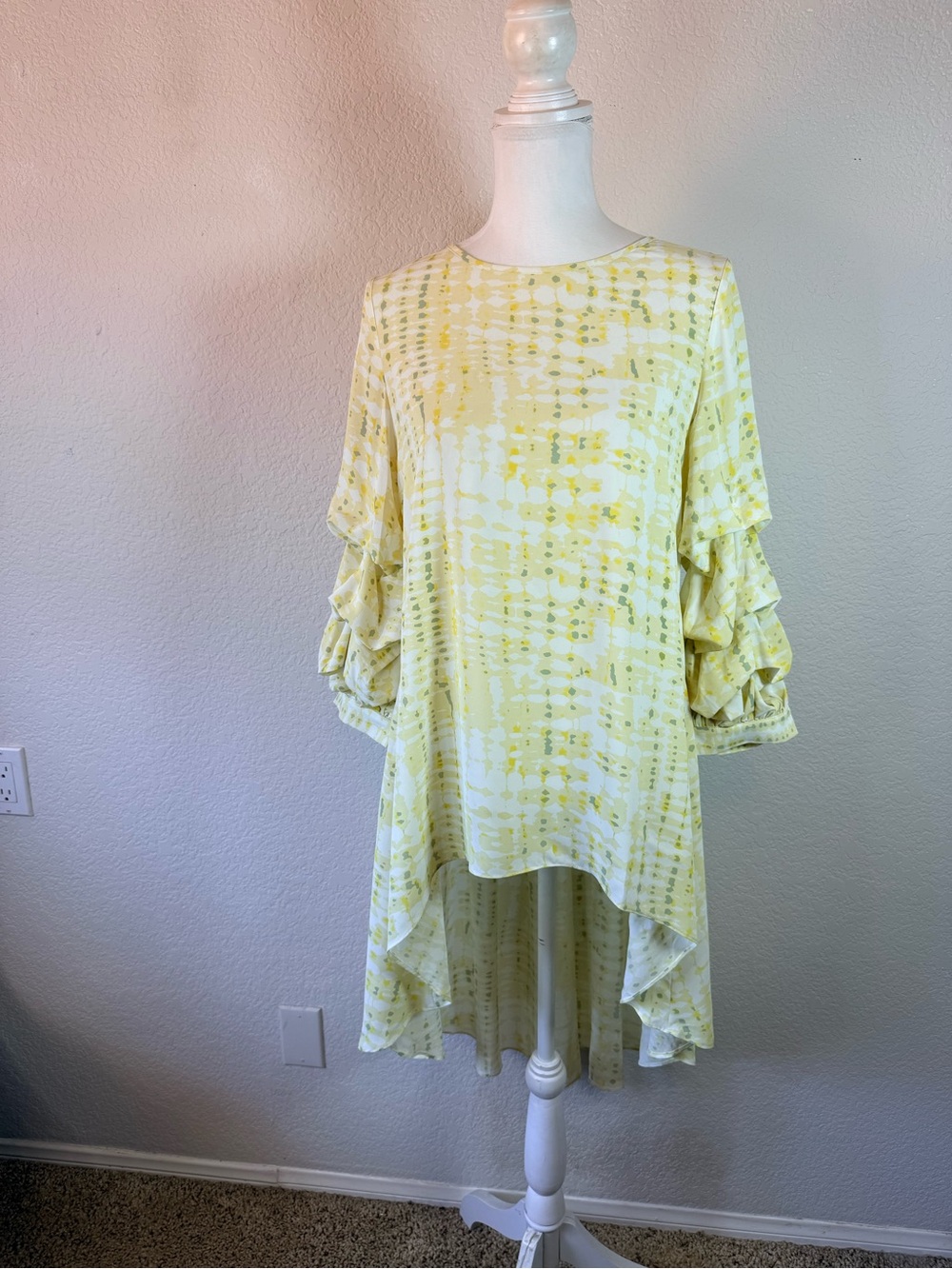 Patrizia Luca‎ High Low Tunic Blouse size Small